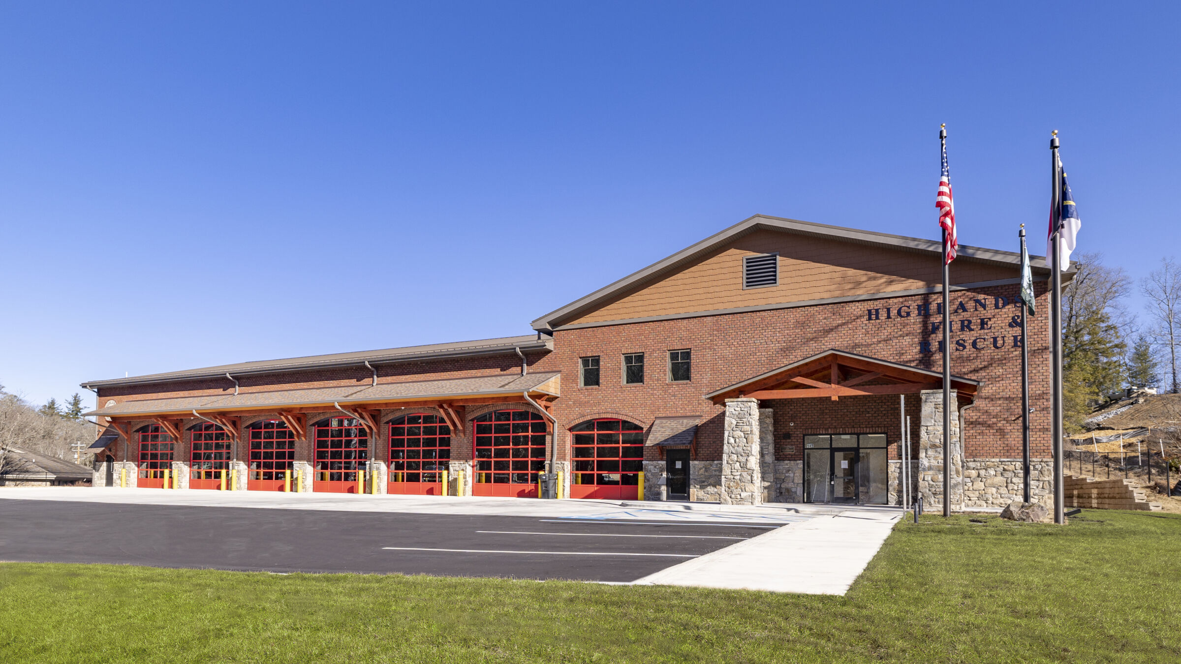 D.R. Reynolds project at Highlands Volunteer Fire Department in North Carolina