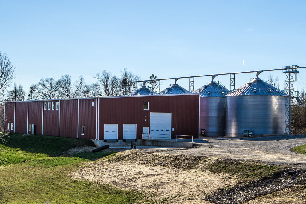 Exterior of D. R. Reynolds construction project at Carolina Malt in North Carolina.